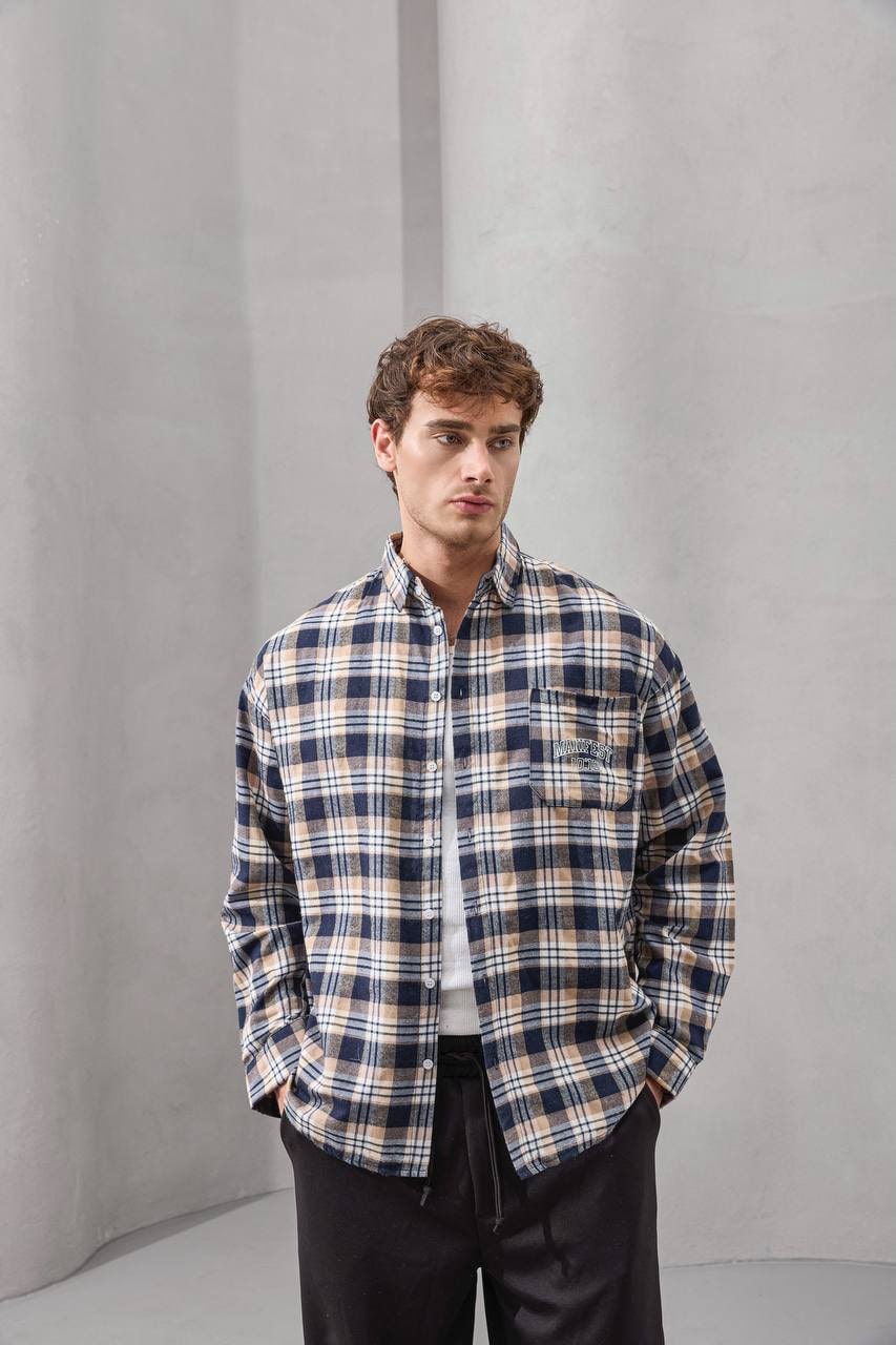 Urban Flannel Check Shirt – Timeless Plaid in Modern Comfort
