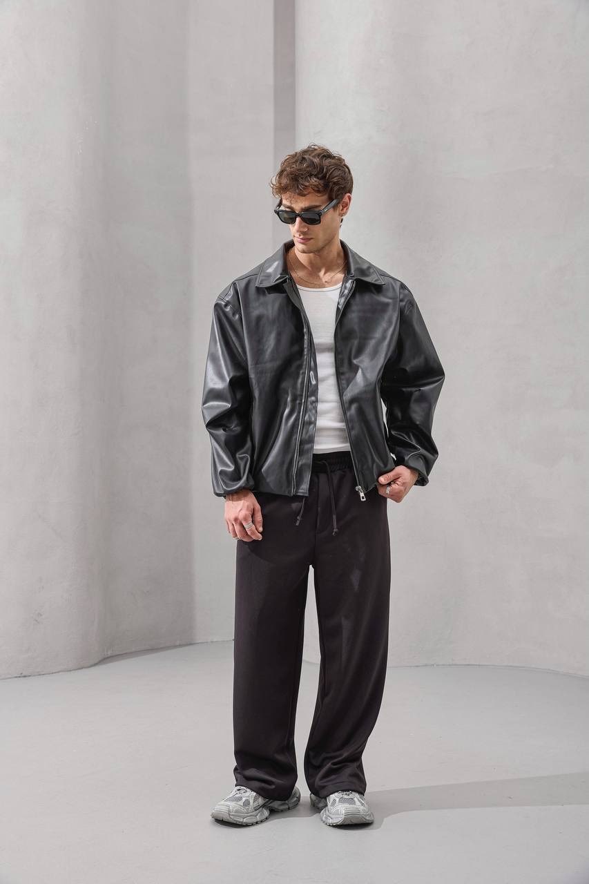 Modern Minimal Leather Jacket – Effortless Edge & Timeless Cool