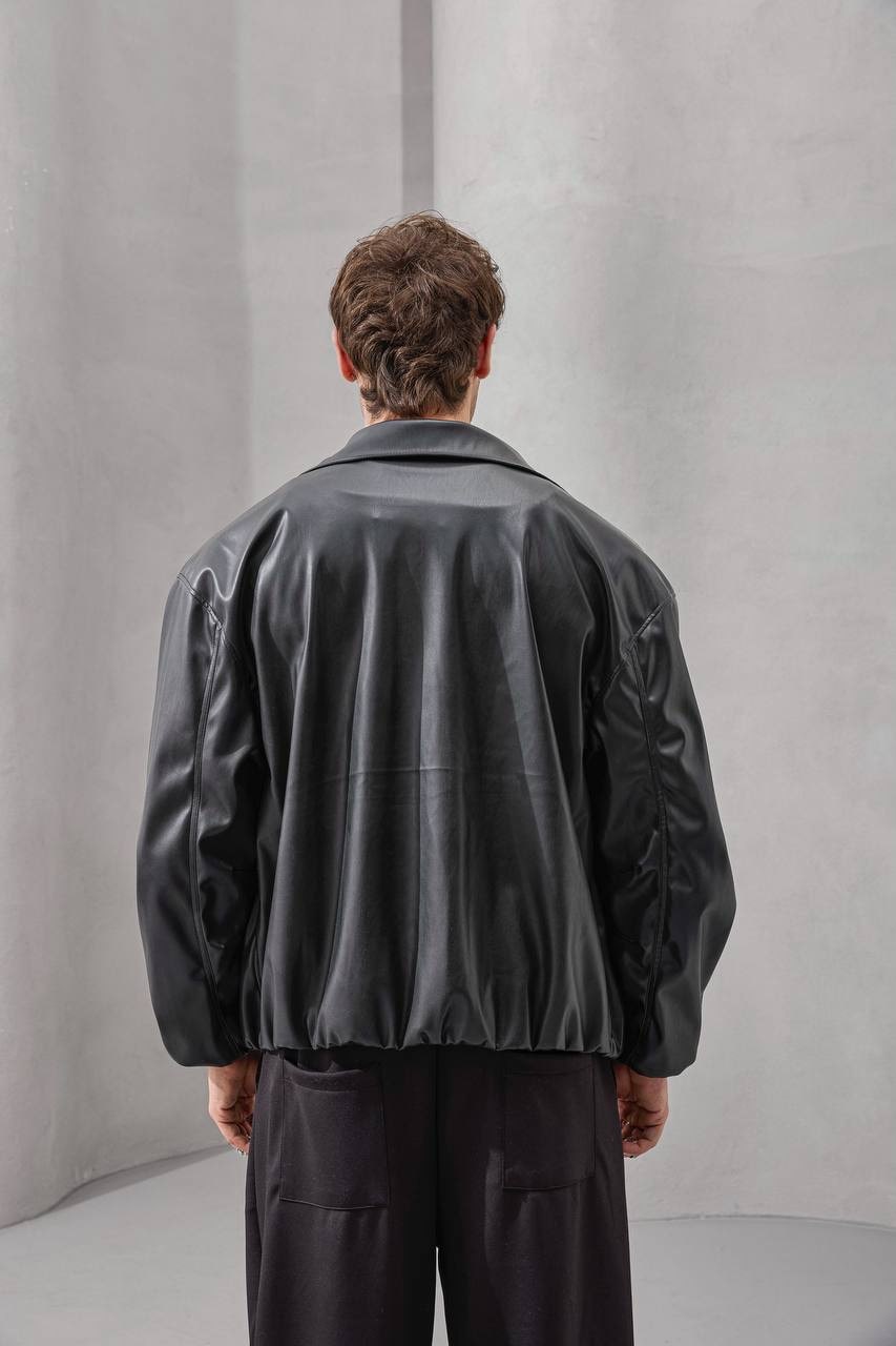 Modern Minimal Leather Jacket – Effortless Edge & Timeless Cool