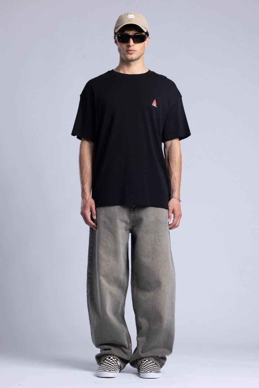 Casual Oversized Black T-Shirt