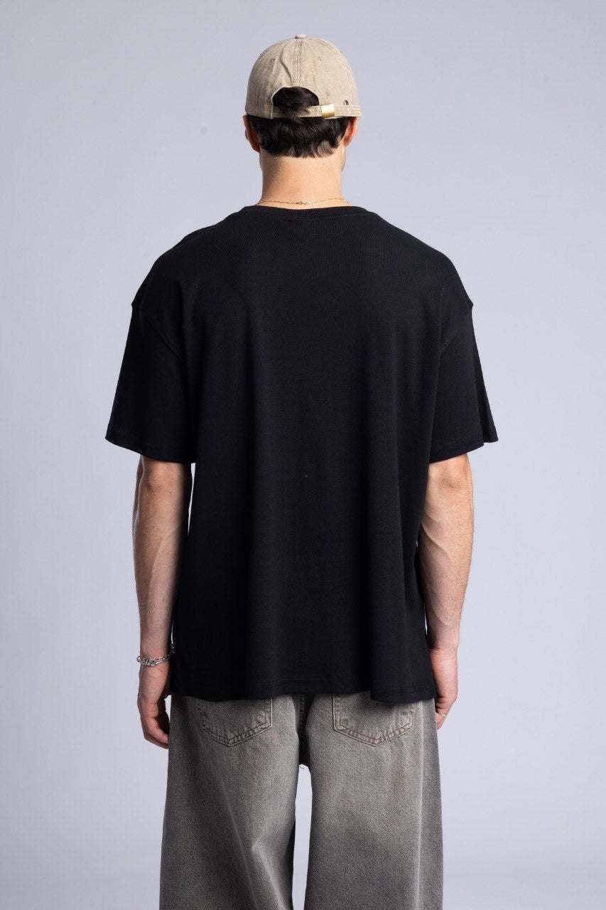 Casual Oversized Black T-Shirt