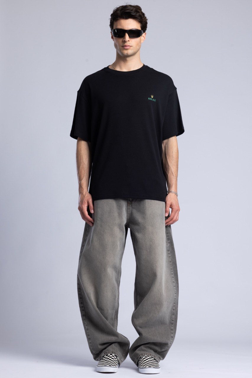 Black Relaxed T-Shirt
