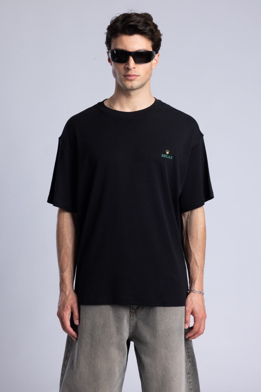Black Relaxed T-Shirt