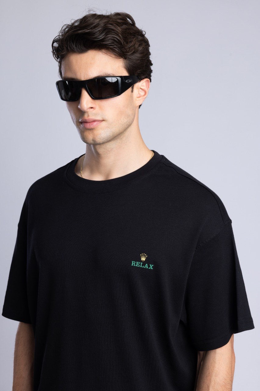 Black Relaxed T-Shirt