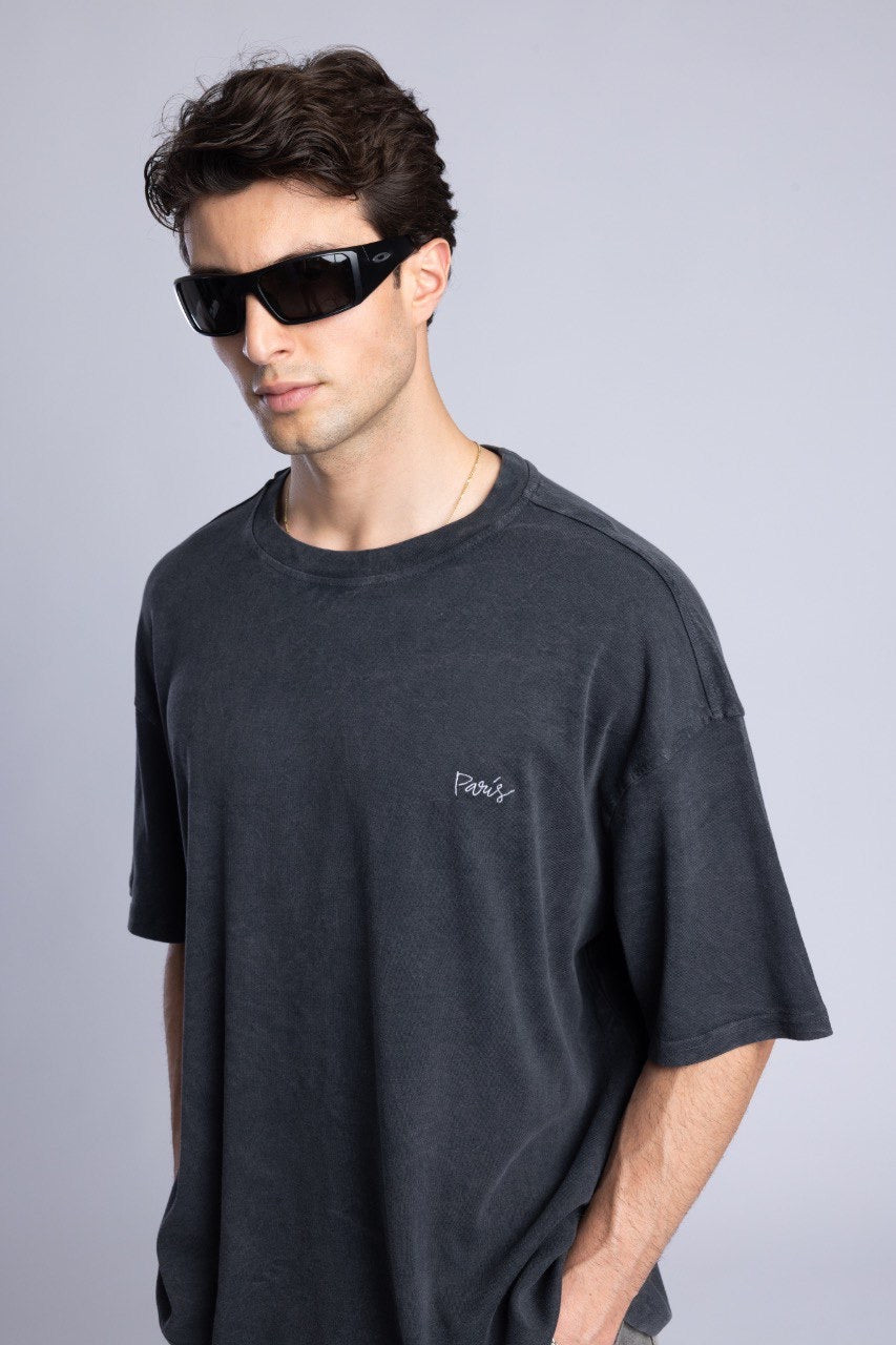 Men's Oversized T-Shirt & Wide Leg Jeans Outfit