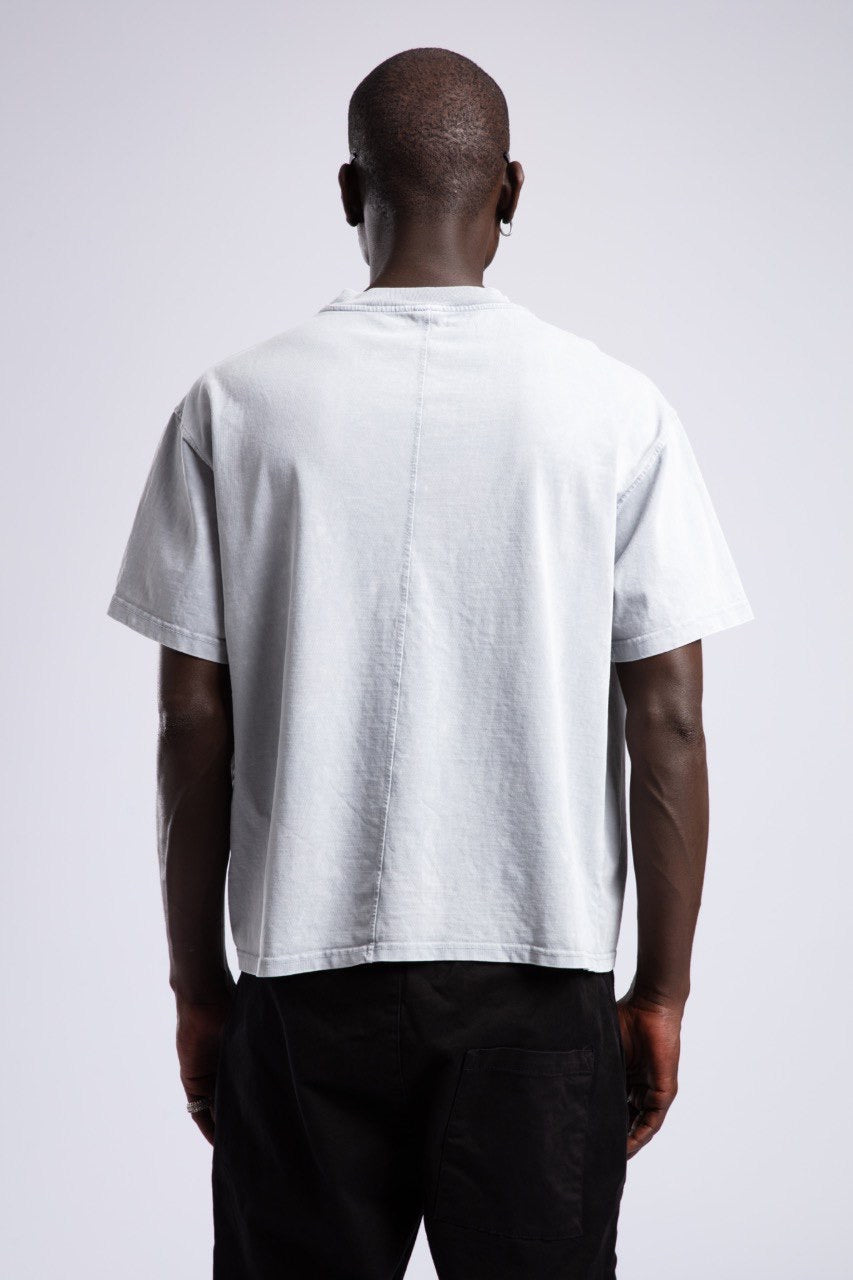 Men's Light Grey T-Shirt with Logo