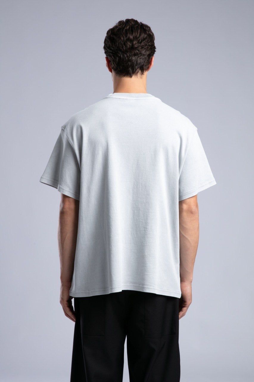 Graphic Logo Oversized Tee for Men Casual Streetwear