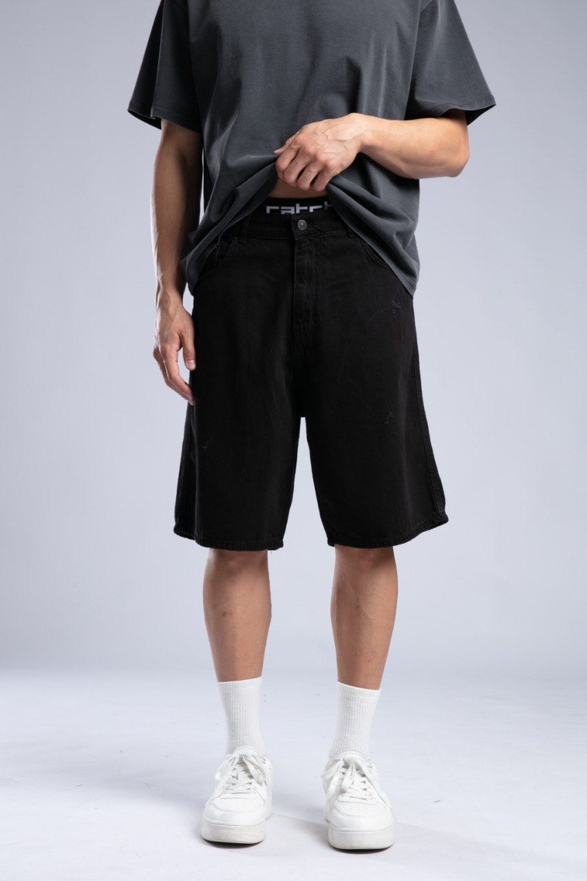 Charcoal Oversized Short Sleeve Casual T-Shirt Men