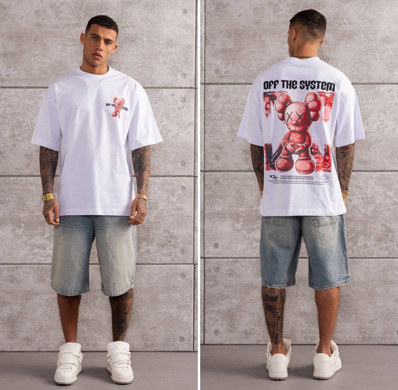 KAWS-Inspired Graphic Tee – Bold Artwork