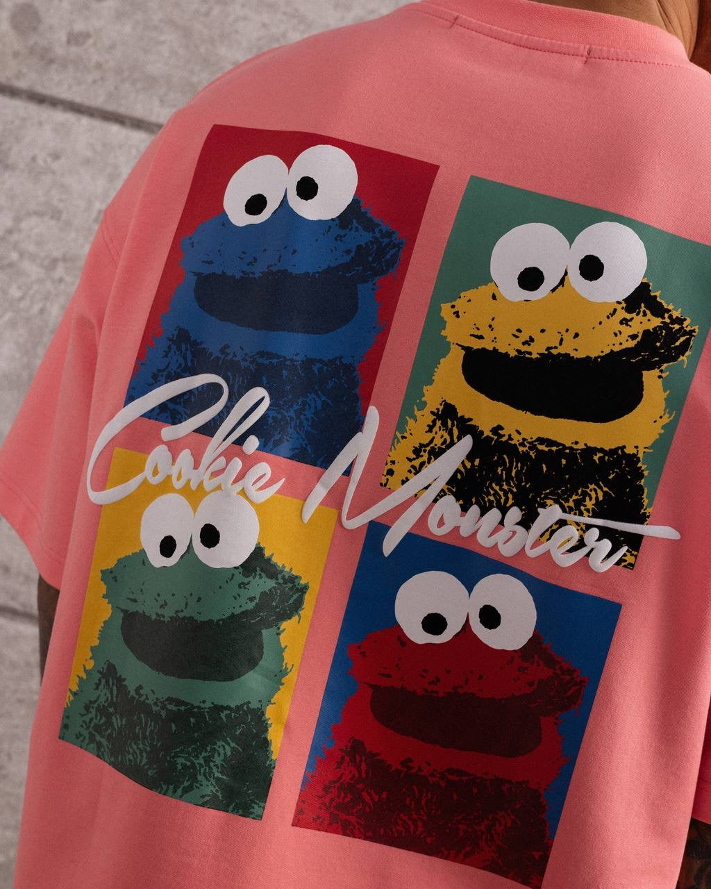 Cookie Monster Oversized Graphic T-Shirt – Streetwear Pop Art Design