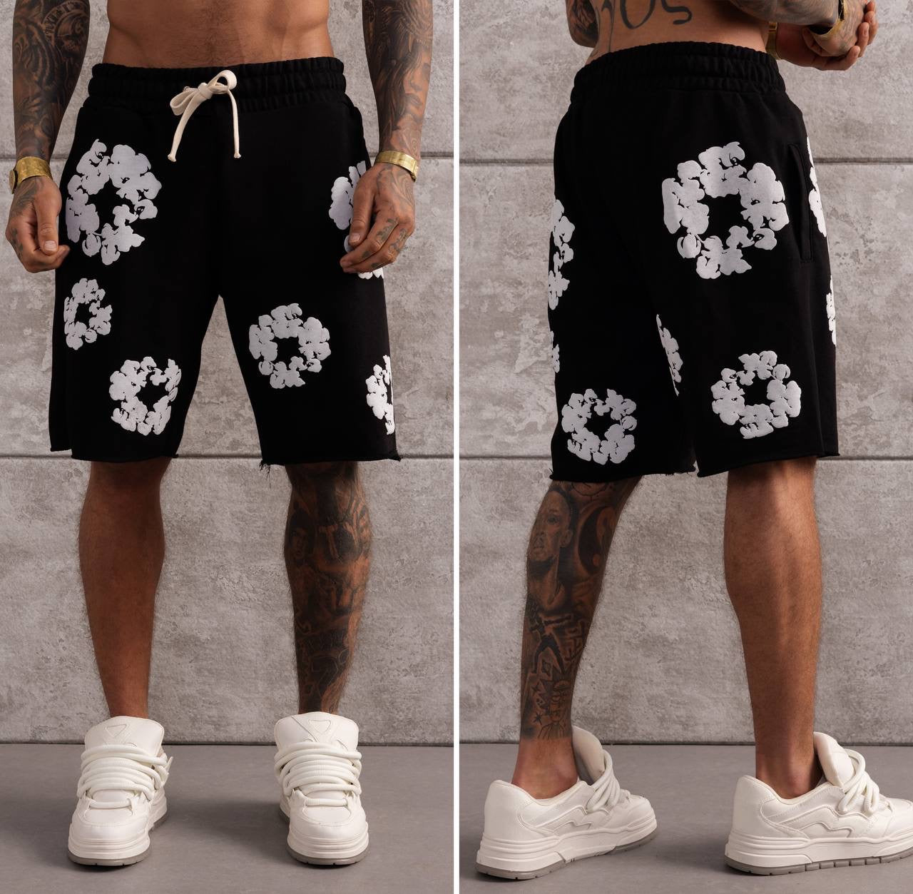 Graphic Print Men’s Casual Shorts – Streetwear Summer Essential