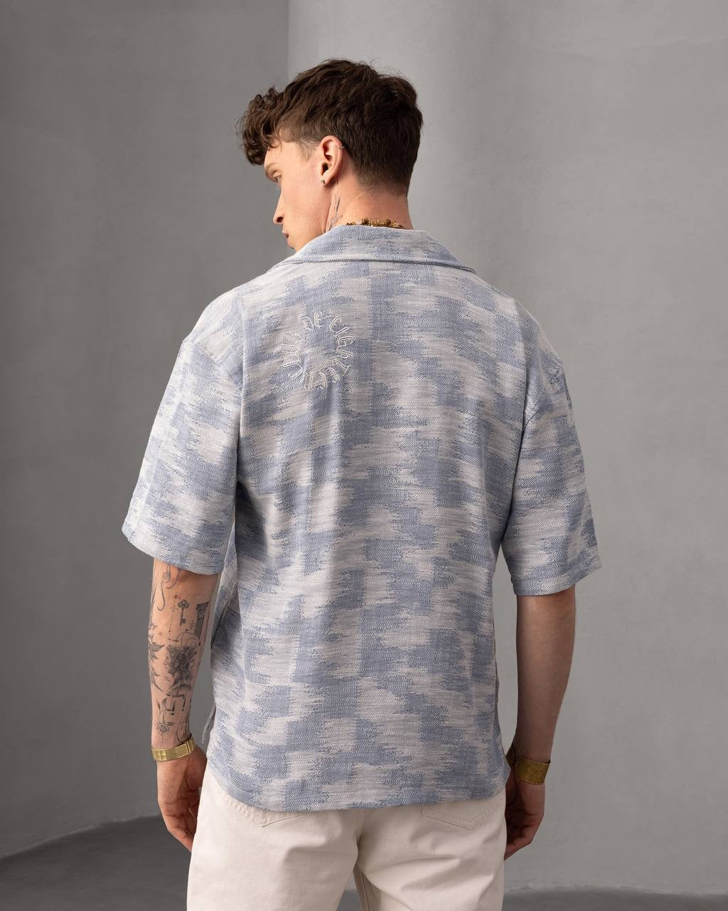 Off Life Button-Up Shirt – Men's Casual Short Sleeve