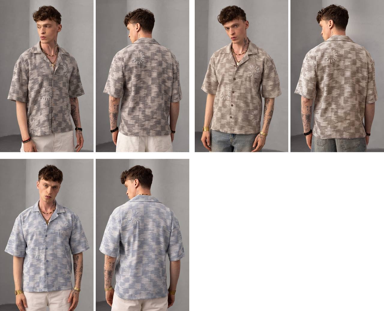 Off Life Button-Up Shirt – Men's Casual Short Sleeve