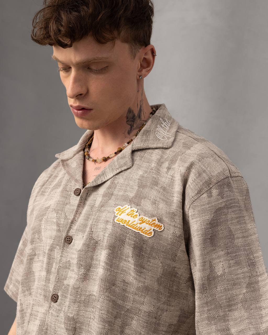 Men's Casual Floral Print Short Sleeve Shirt & Shorts Set