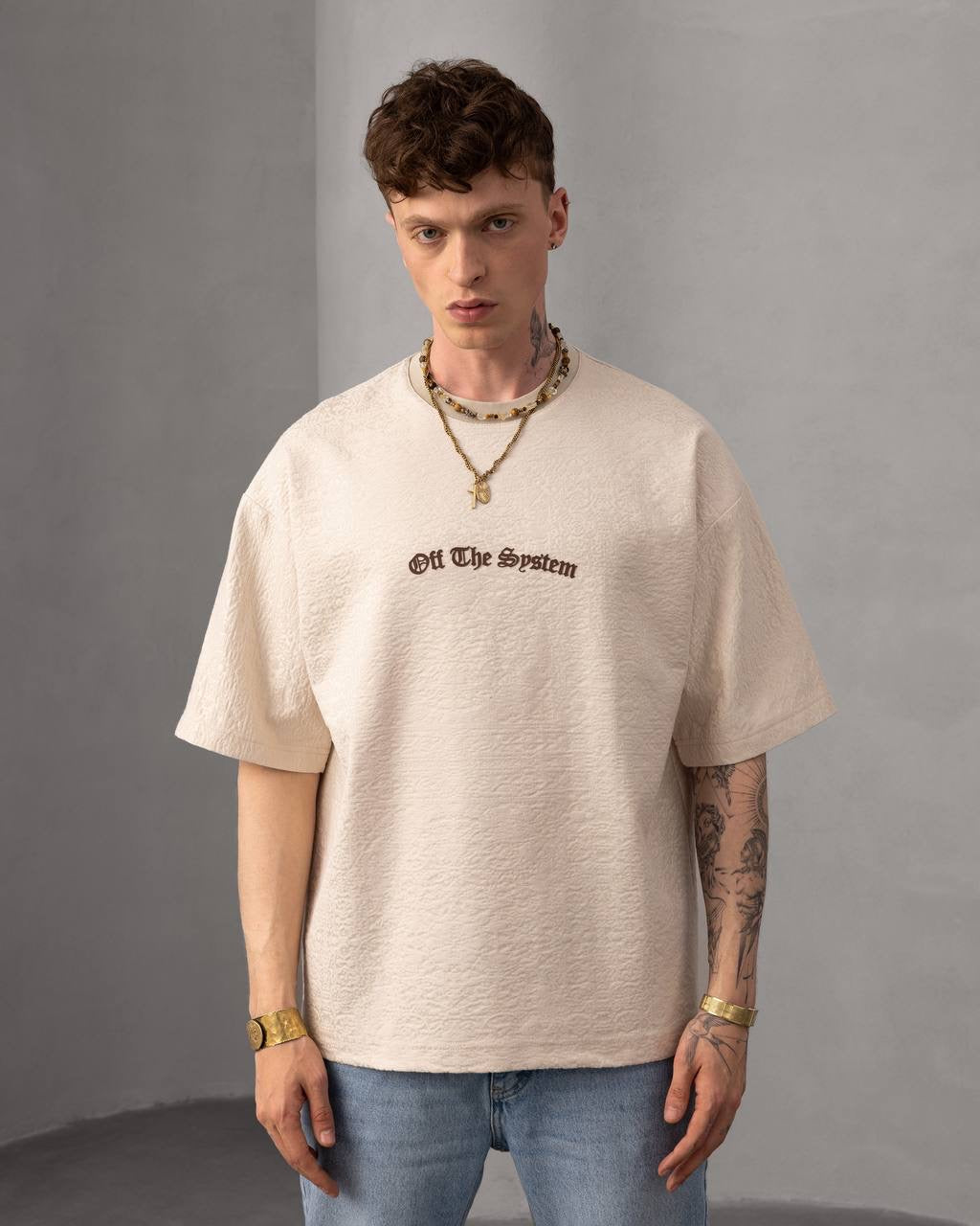 The System Oversized Graphic Streetwear Tee Shirt