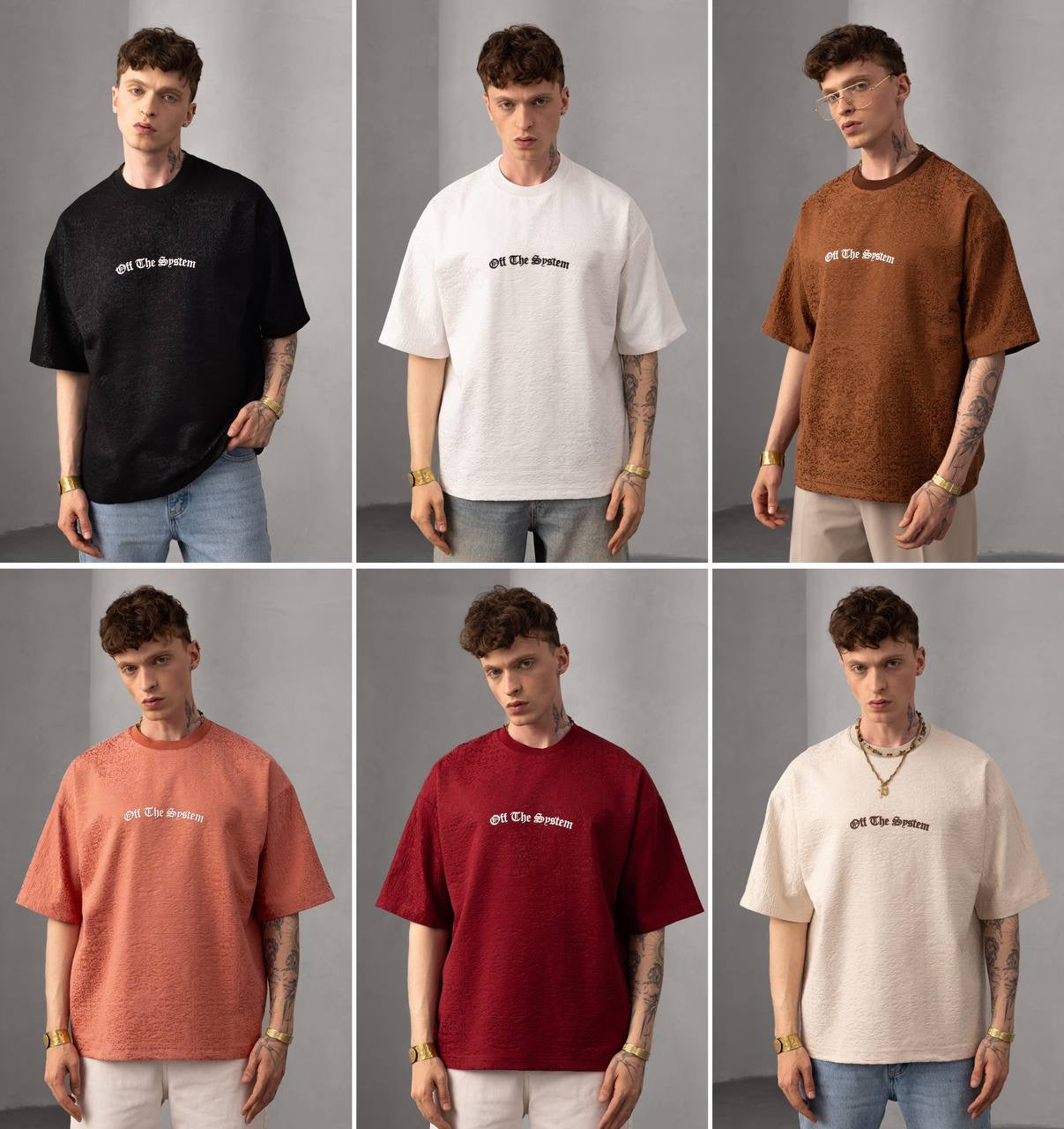 The System Oversized Graphic Streetwear Tee Shirt