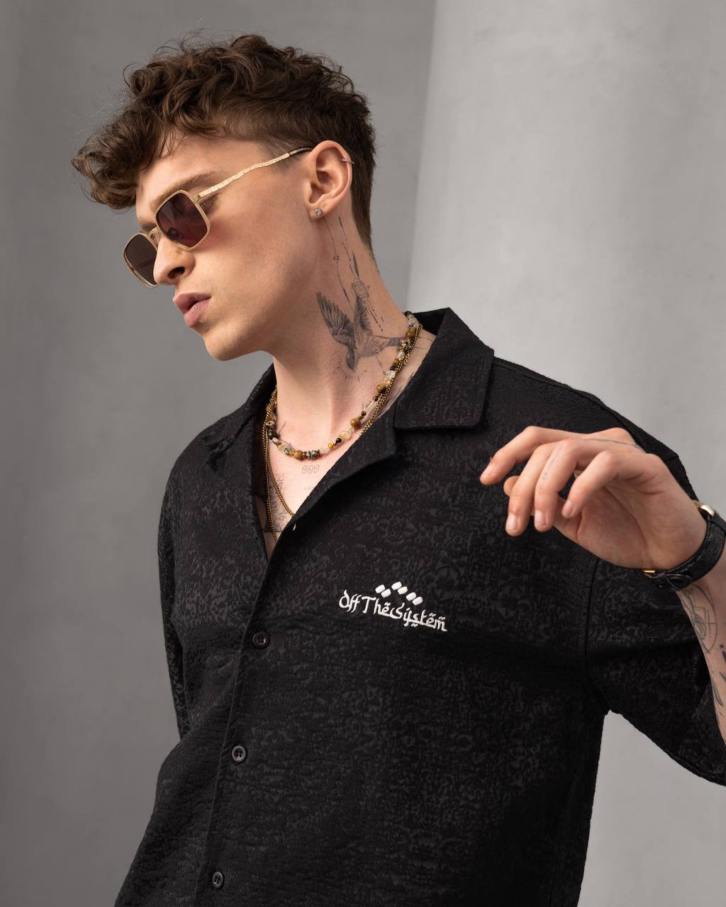 Men's Relaxed Fit Stylish Summer Outfit Casual Two-Piece Shirt & Shorts Set