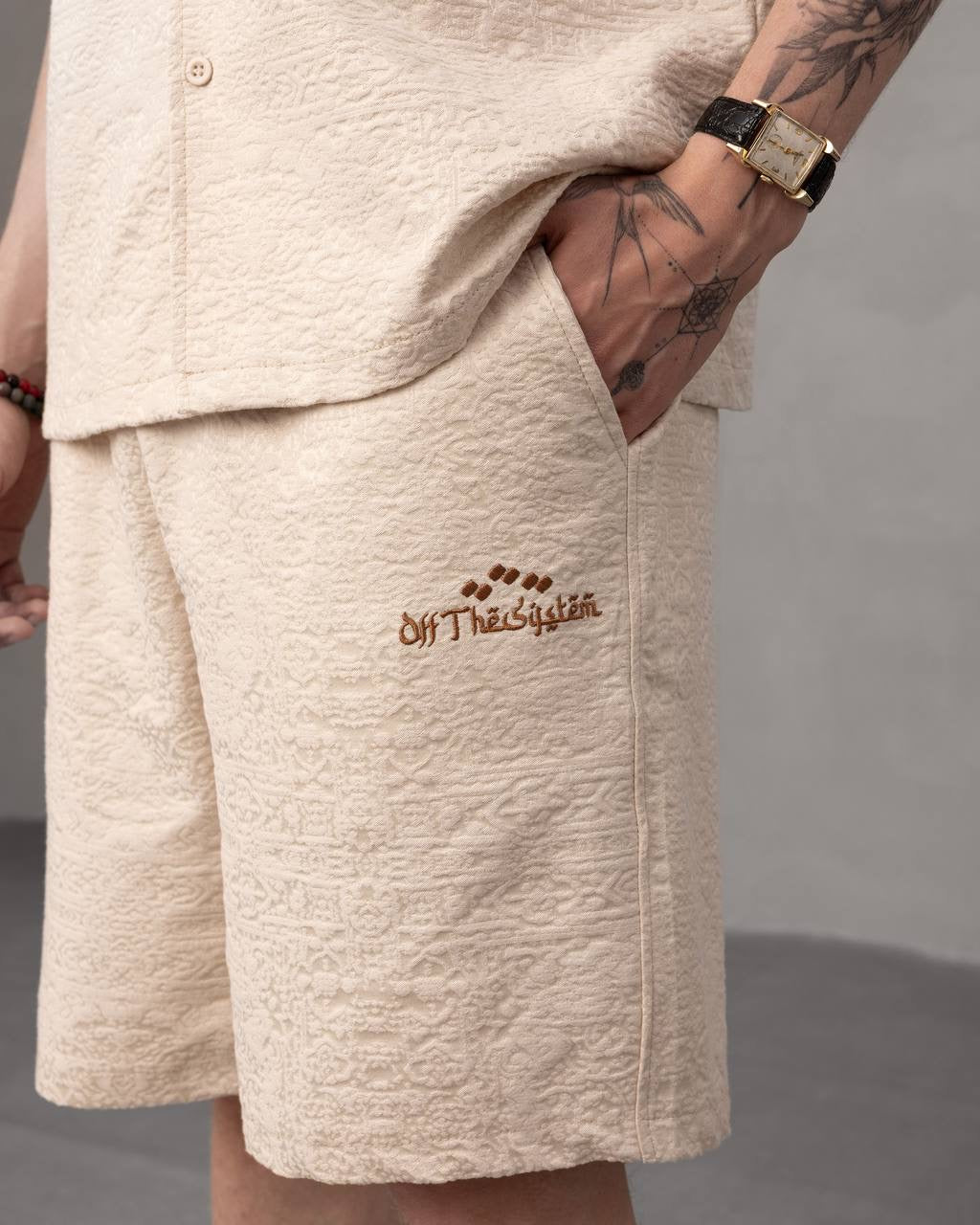 Men's Relaxed Fit Stylish Summer Outfit Casual Two-Piece Shirt & Shorts Set