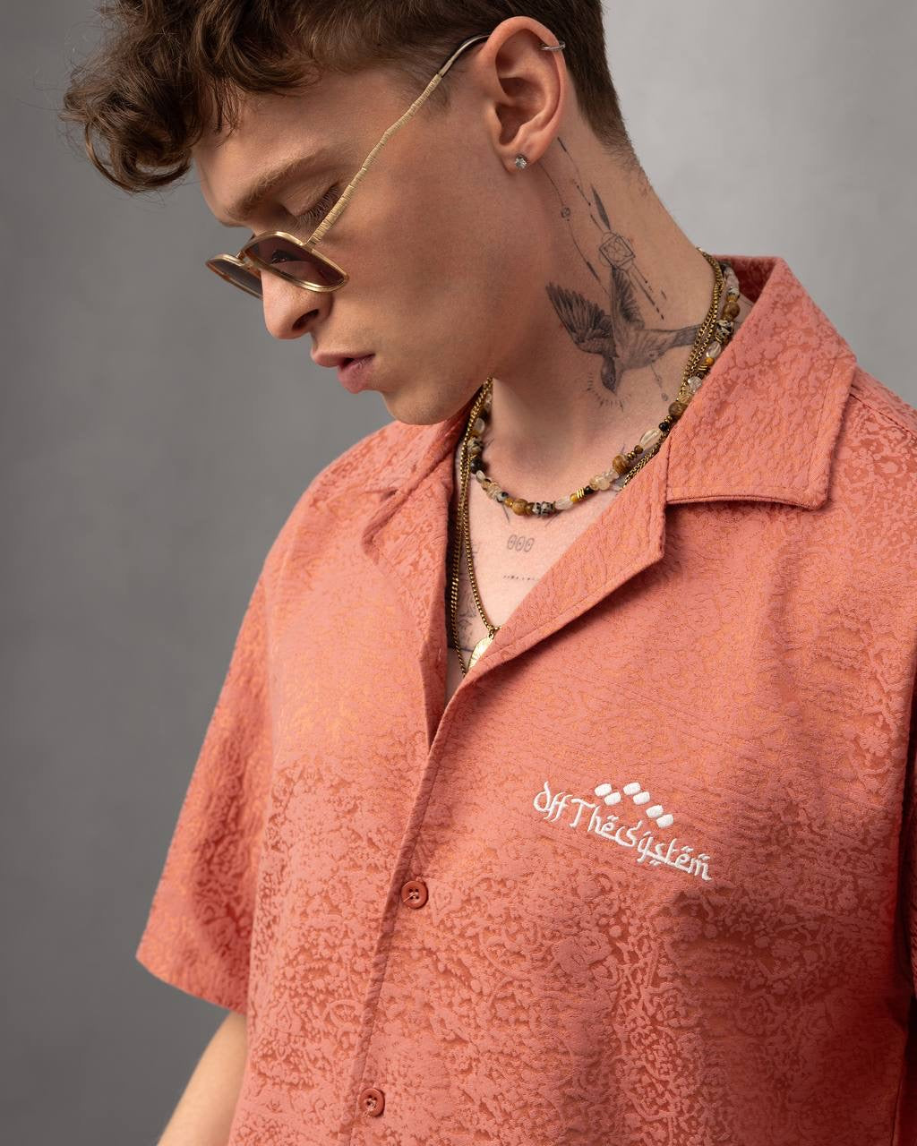 Men's Relaxed Fit Stylish Summer Outfit Casual Two-Piece Shirt & Shorts Set