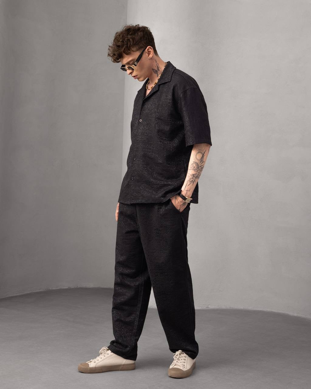 Men’s Casual Summer Shirt with Embroidered Logo