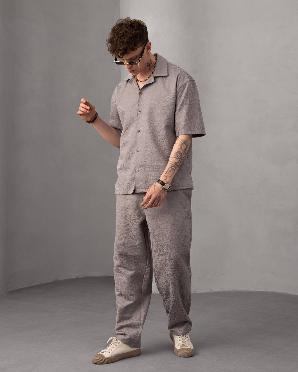 Men’s Casual Summer Shirt with Embroidered Logo