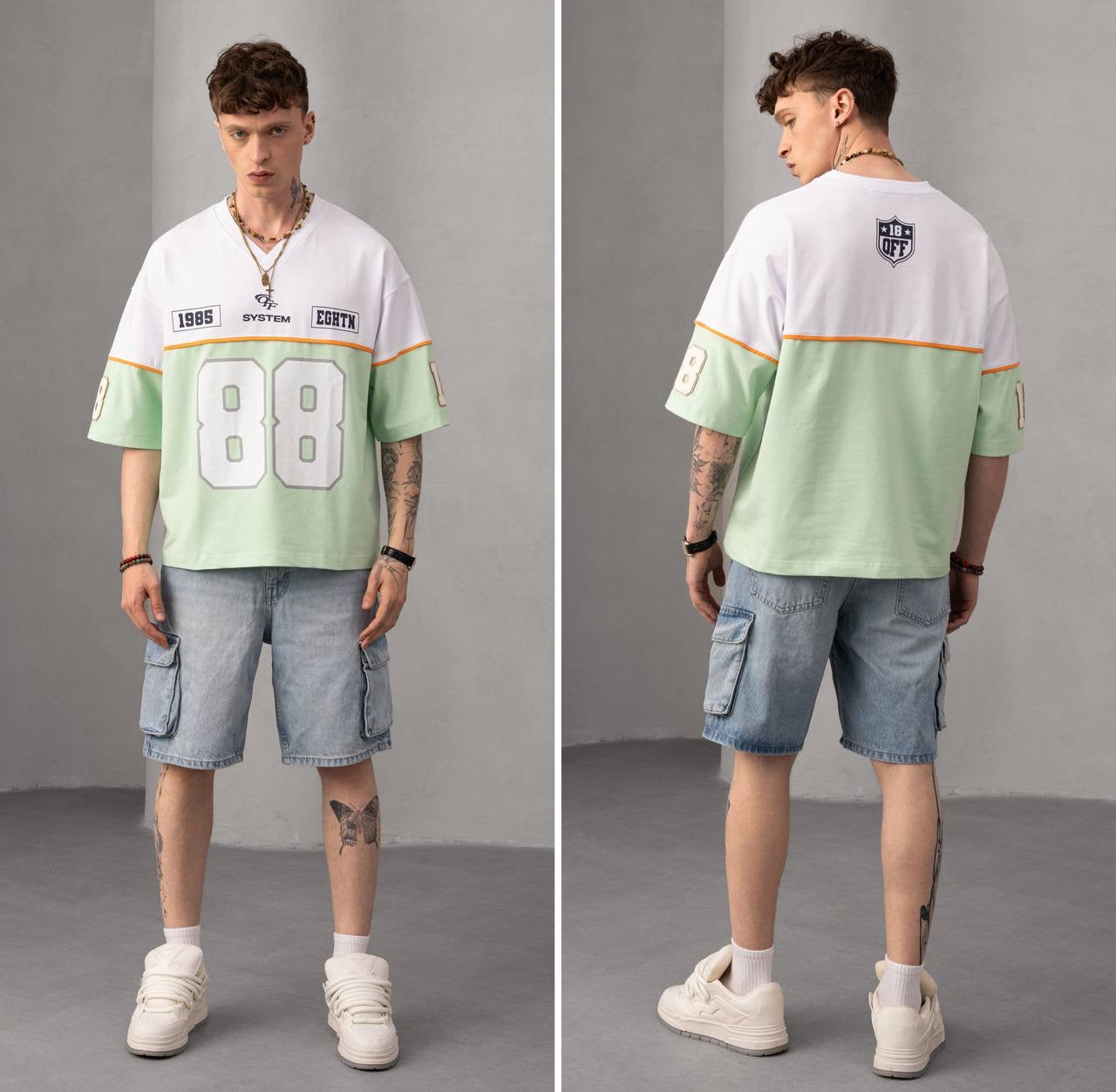 Men's Sporty Jersey Short Sleeve T-Shirt