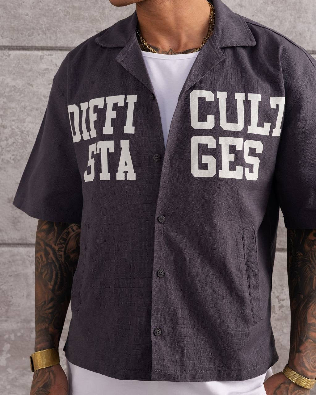 Men's Casual Trendy Printed Shirt & Shorts Set