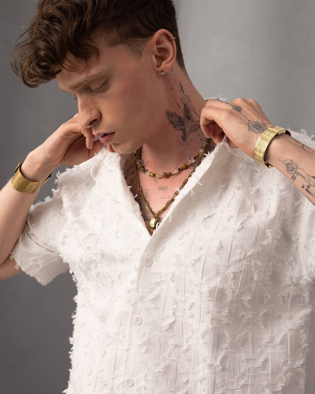 Men's Casual Floral Stylish Summer Shirt & Shorts Set