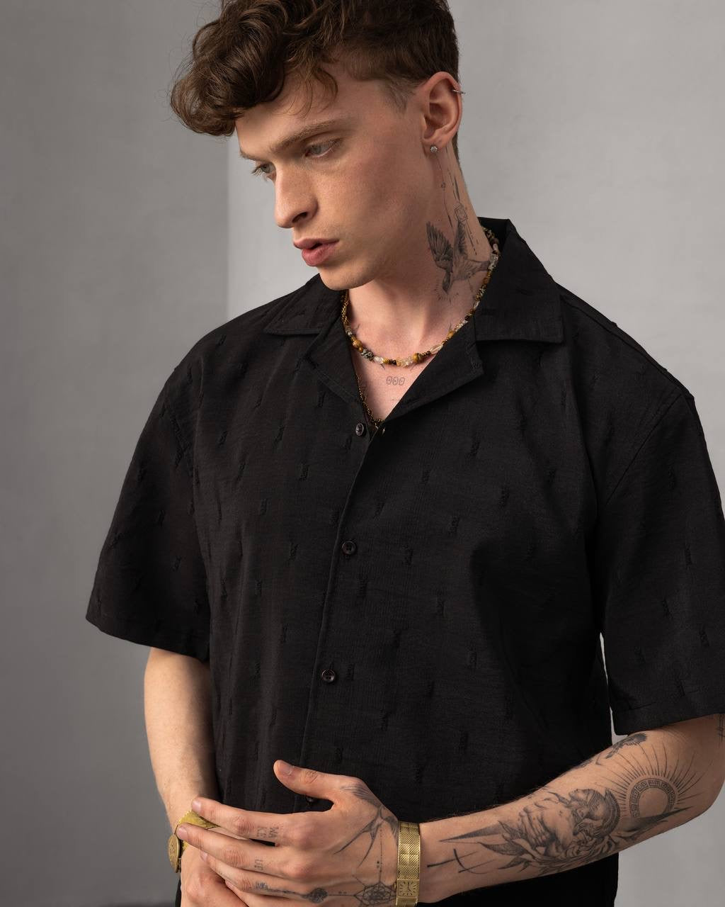 Men’s Button-Down Casual Short Sleeve Shirt