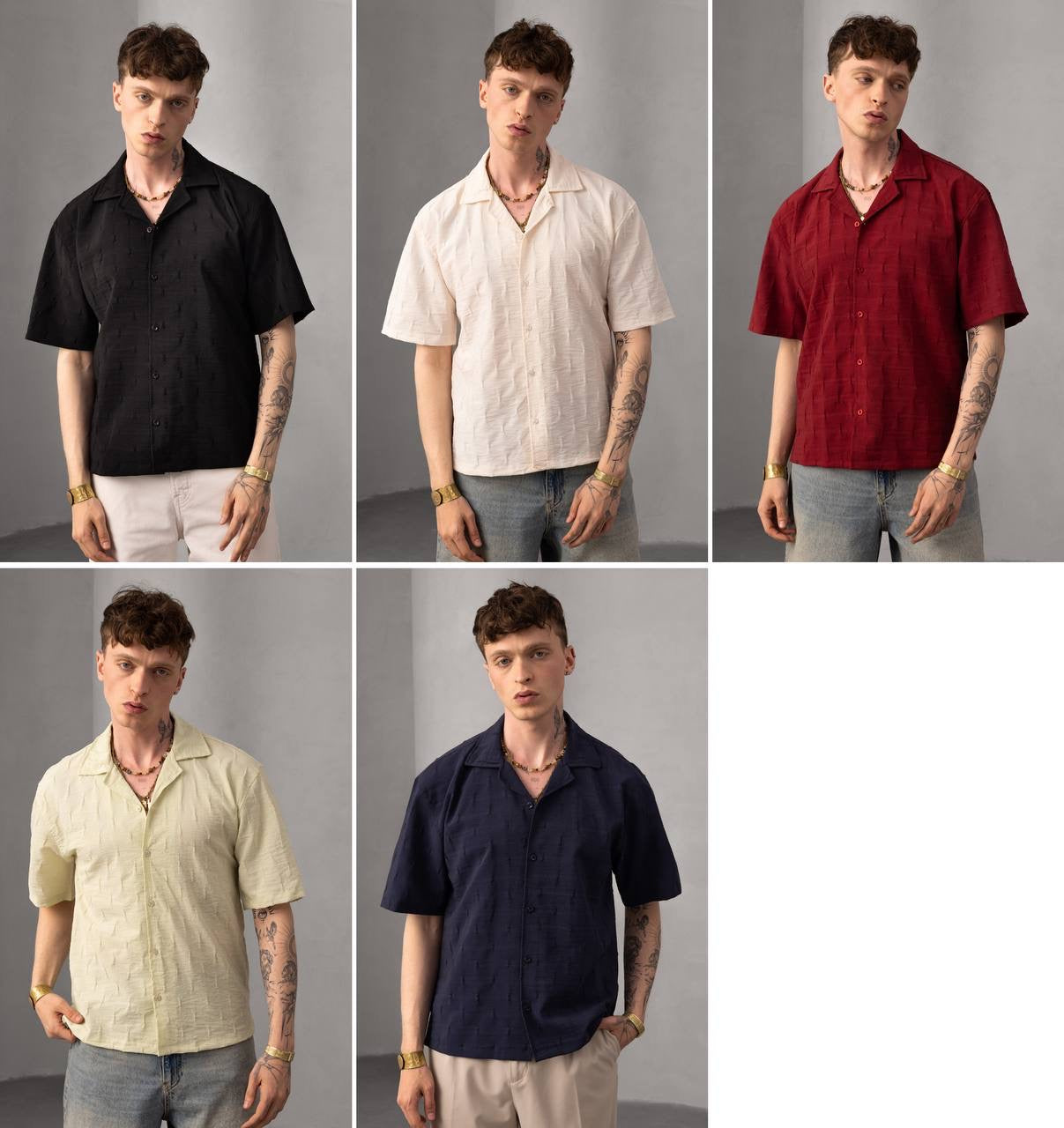 Men’s Button-Down Casual Short Sleeve Shirt