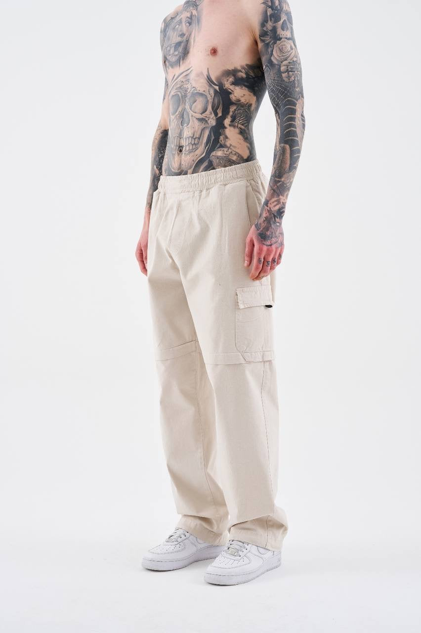 Men’s Relaxed Fit Denim Cargo Pants