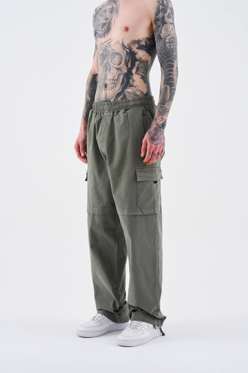 Men’s Slim Fit Cotton Cargo Trousers