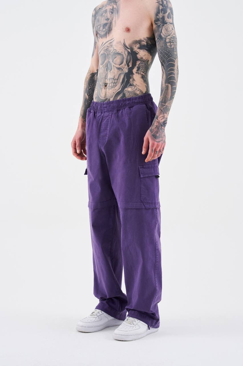 Men’s Utility Fit Denim Cargo Trousers