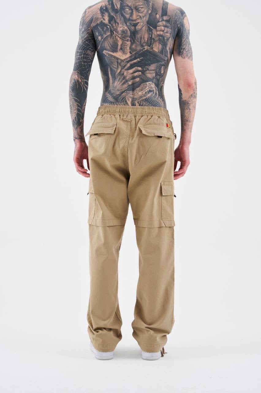 Men’s Relaxed Fit Denim Cargo Trousers