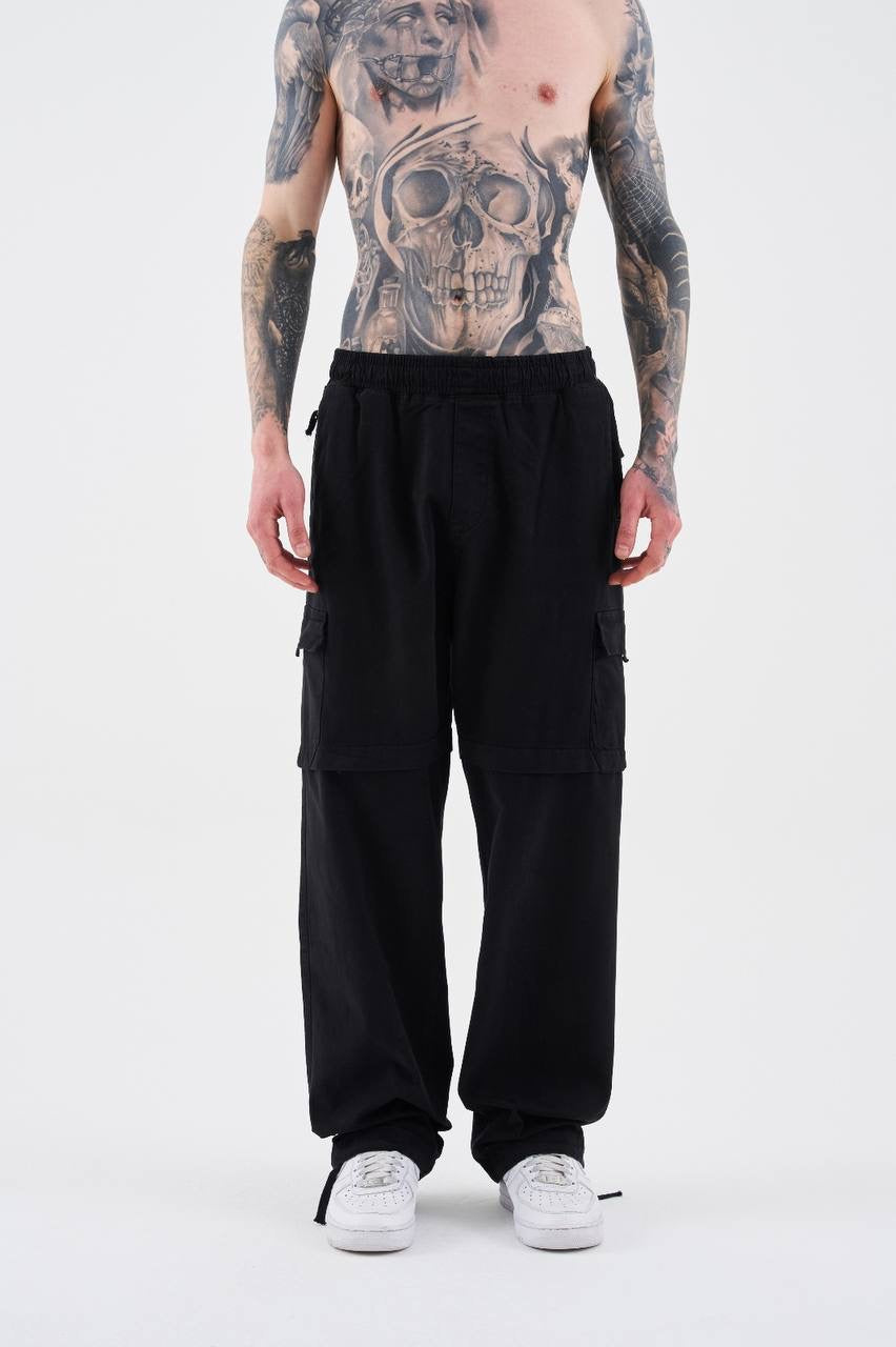 Men's Relaxed Fit Denim Cargo Pants