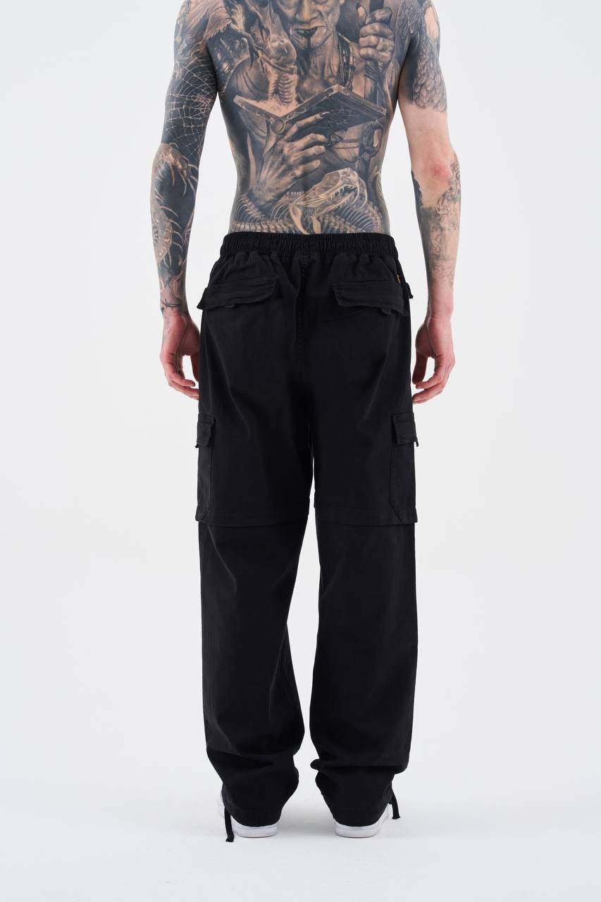 Men's Relaxed Fit Denim Cargo Pants