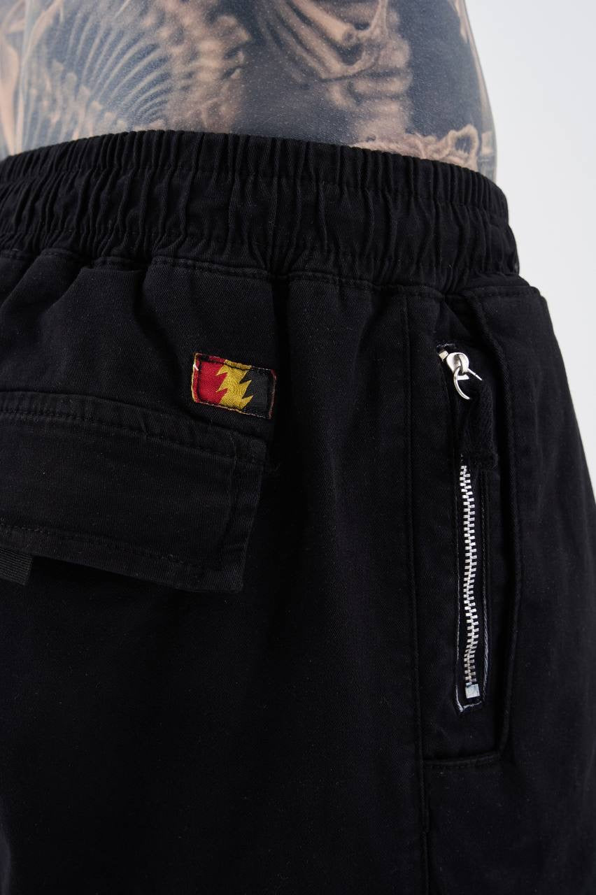 Men's Relaxed Fit Denim Cargo Pants