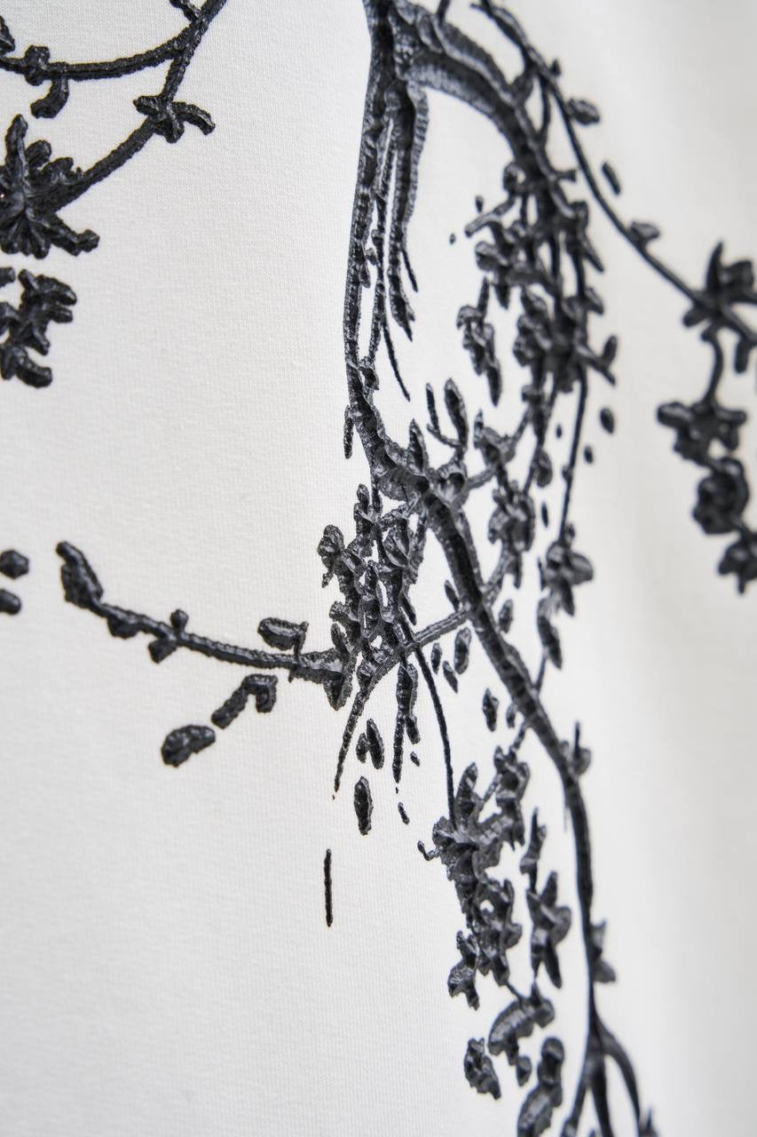 Men’s Boxy Fit Floral 3D Printed Short Sleeve T-Shirt in Soft Cotton