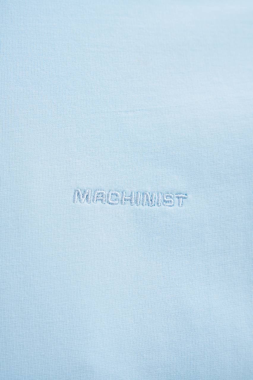 Men's Boxy Fit Short Sleeve T-Shirt in Light Blue Soft Cotton