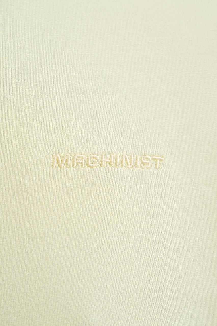 Men's Boxy Fit Short Sleeve T-Shirt in Pastel Yellow Soft Cotton