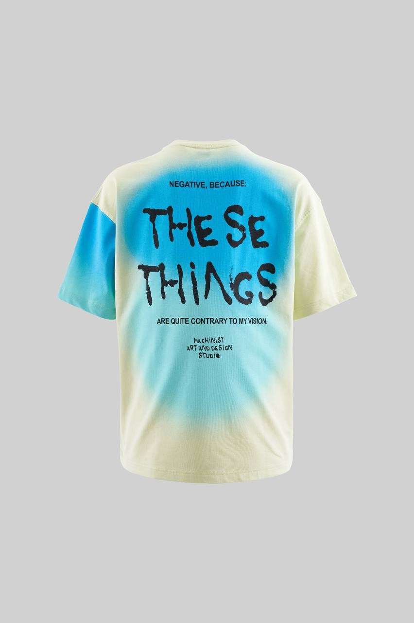 Men’s Boxy Fit Short Sleeve Gradient T-Shirt