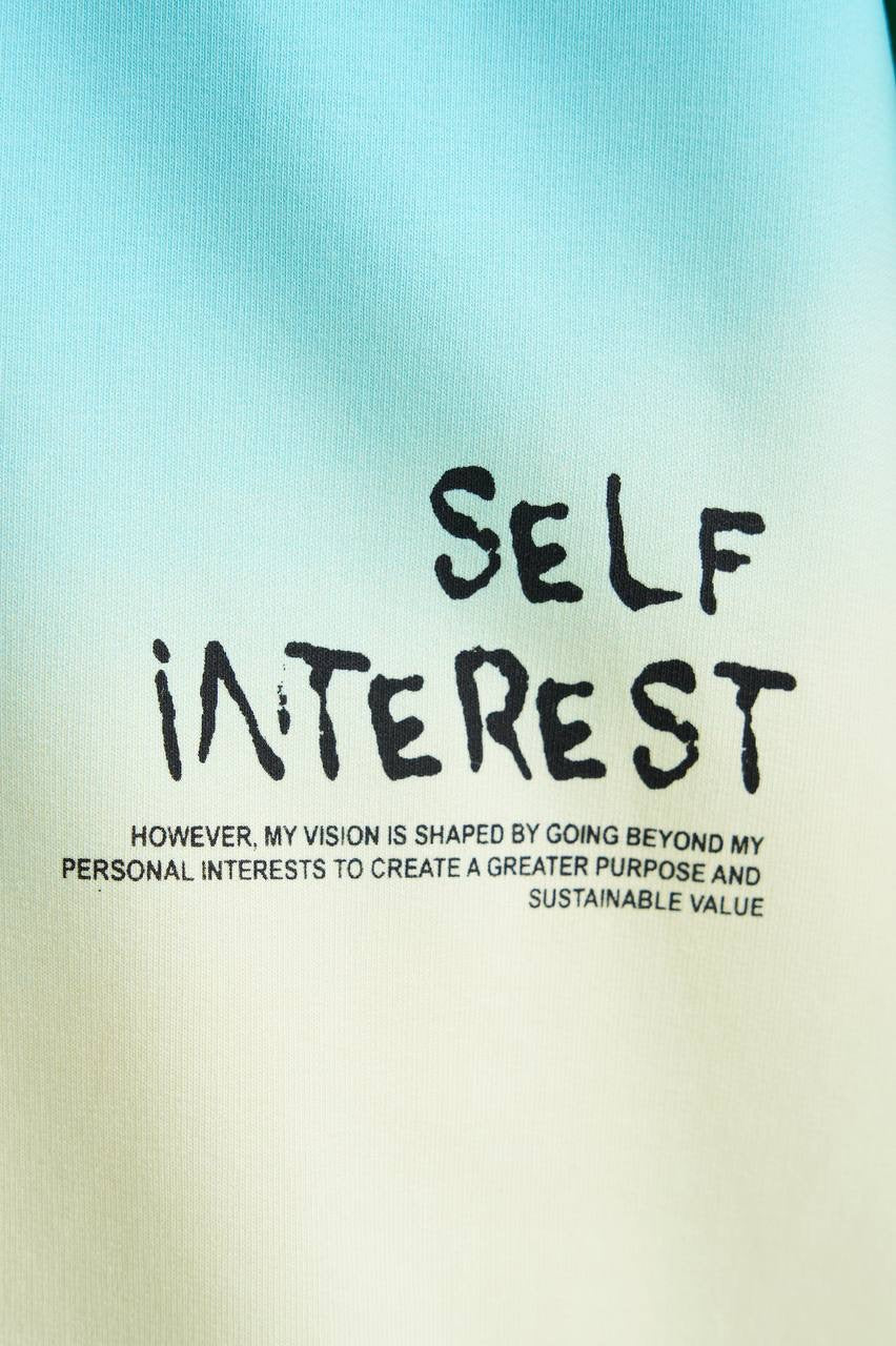 Men’s Boxy Fit Short Sleeve Gradient T-Shirt