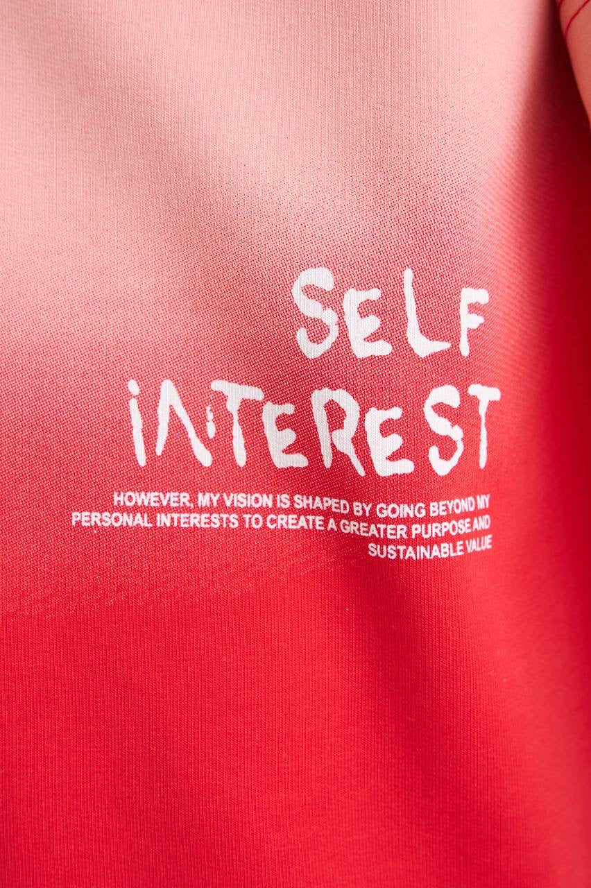 Men’s Boxy Fit Gradient Printed Short Sleeve T-Shirt