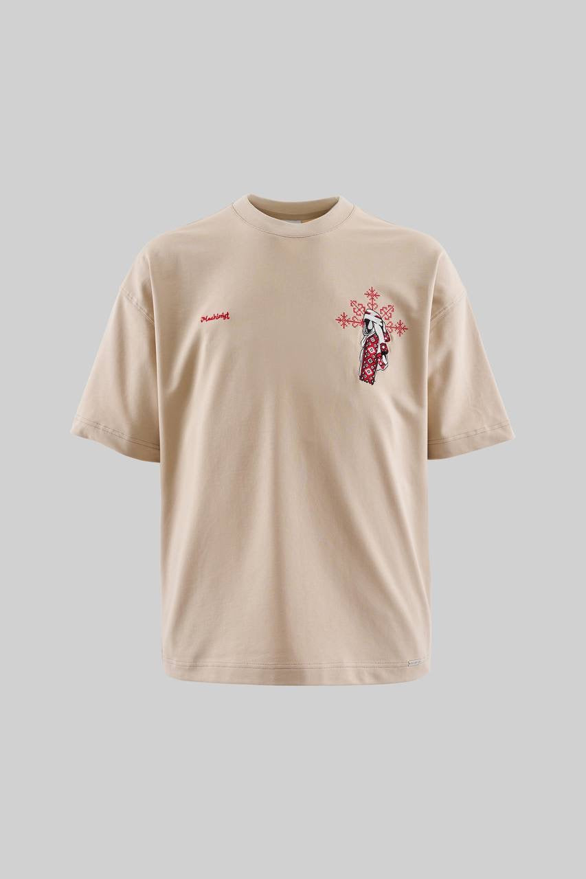 Men’s Boxy Fit Short Sleeve “Dragon Machinist” Printed T-Shirt