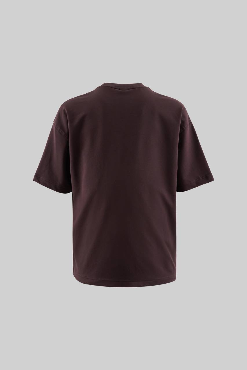 Men’s Boxy Fit Short Sleeve Embroidered T-Shirt in Soft Cotton
