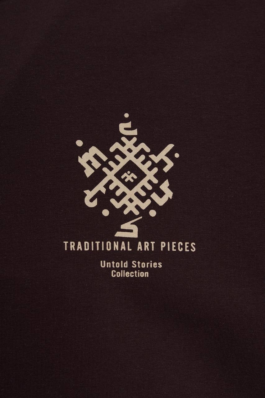 Men’s Oversized Fit Short Sleeve Back Printed T-Shirt