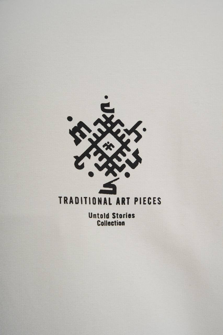 Men’s Oversized Traditional Fringe Short Sleeve T-Shirt