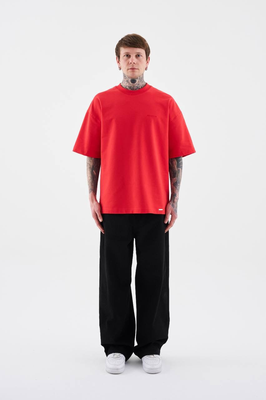 Men’s Semi-Over Fit Graphic Short Sleeve T-Shirt in Soft Cotton