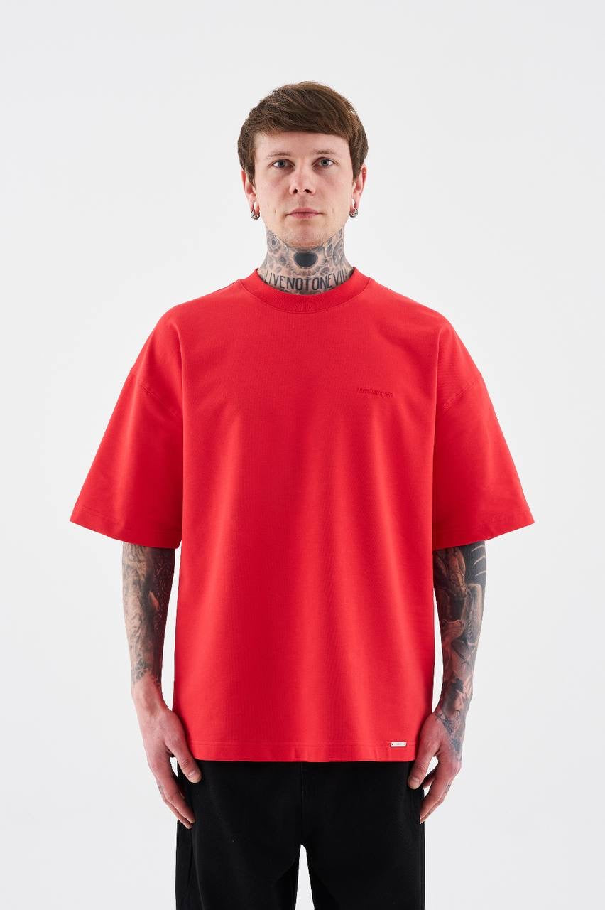 Men’s Semi-Over Fit Graphic Short Sleeve T-Shirt in Soft Cotton