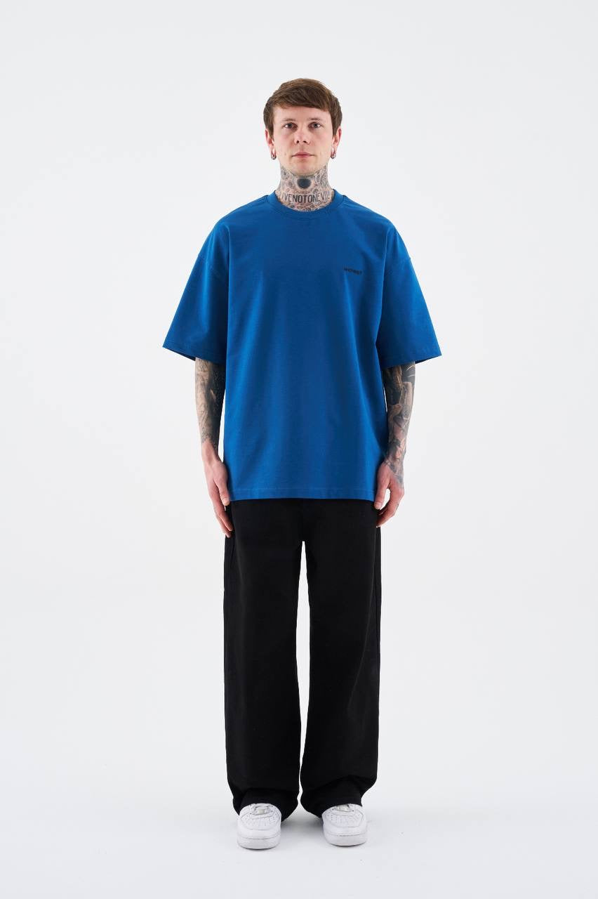 Everyday Oversized T-Shirt for Men – Electric Blue